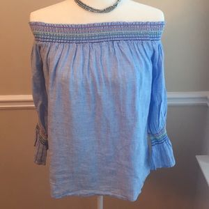 C&C California Off the Shoulder Top Size Small